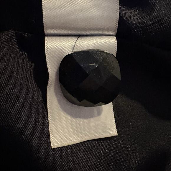 Coldwater Creek Blue Black Gold Metallic Tweed Blazer Jacket‎ Womens Size 12 (L) - Picture 5 of 5